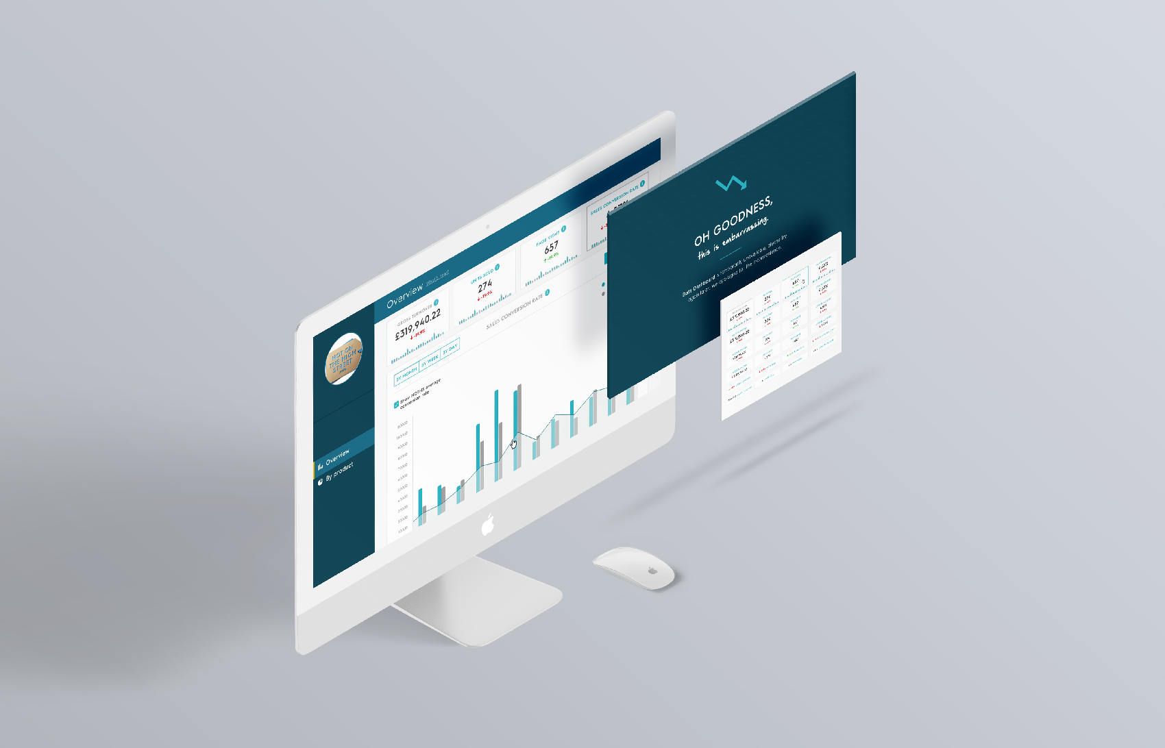 NOTHS Dashboard mockup